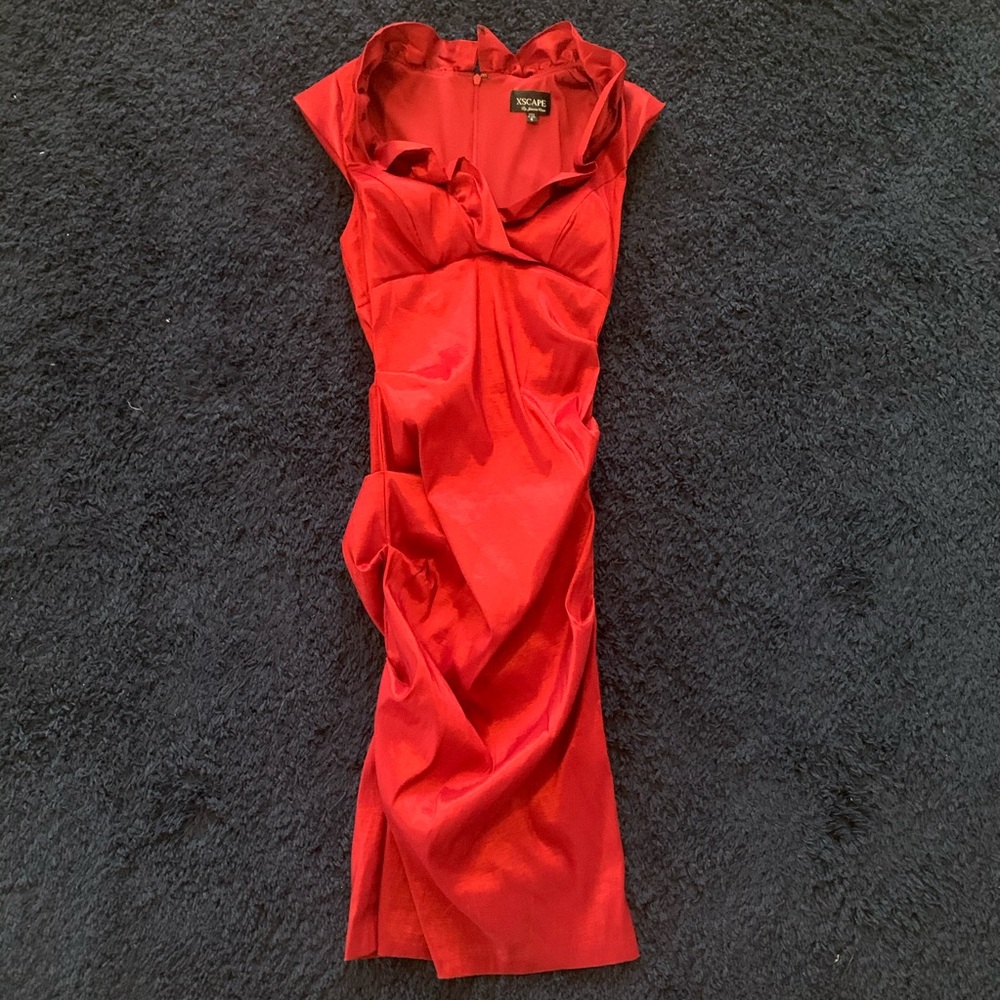 Xscape ruched dress